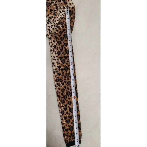 RED VALENTINO Leopard Print Long Sleeve Sweater Dress Women's M Wool Silk Blend - Picture 12 of 13